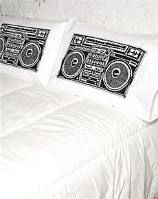 Boombox Pillow Cases