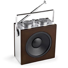 Wooden and Aluminum Radio
