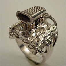 Block Engine Ring