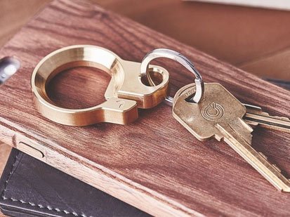 Grovemade Brass Key Ring