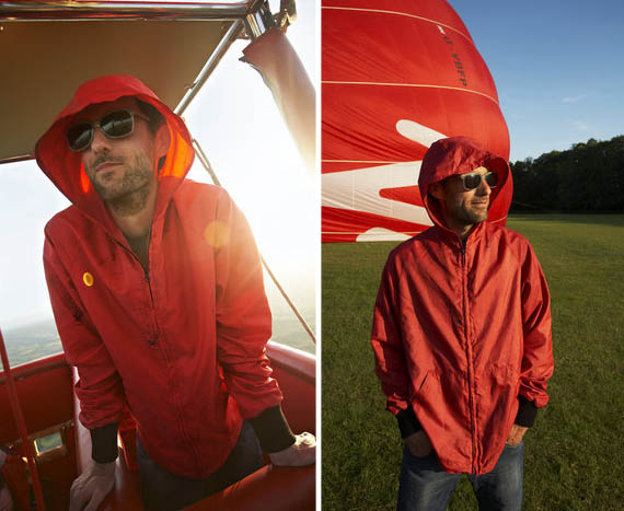 Worn Again Red Hot Air Hoody