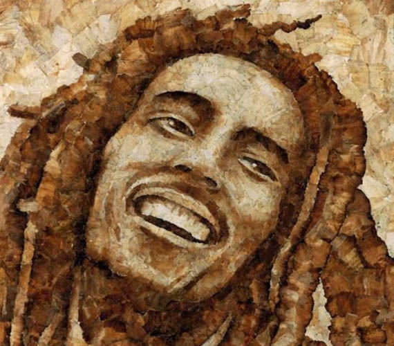 Portraits Made Out Of Used Joint Filters