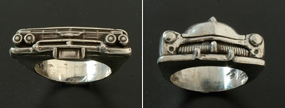 Sterling Hot Rod Rings