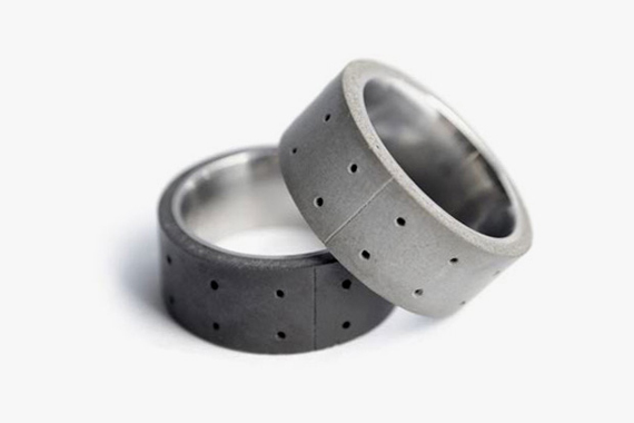 Beat Poet Concrete Rings