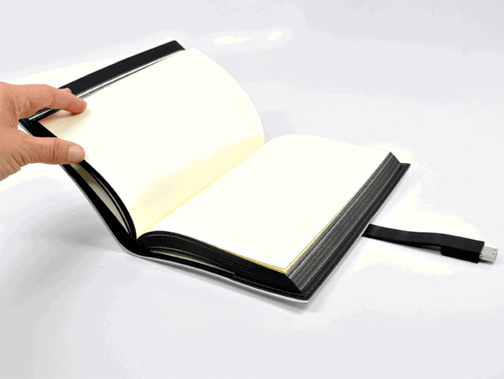 Leather Journal with USB Drive