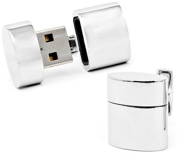 Ravi Ratan WiFi and 2GB USB Cufflinks