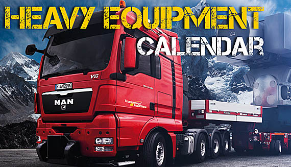 Heavy Equipment Calendar 2012