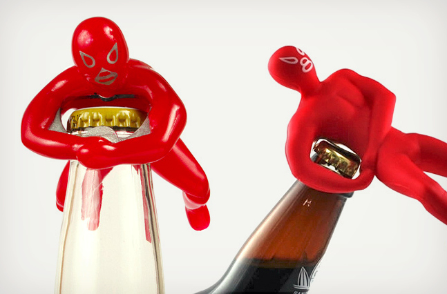 Luchador Bottle Openers