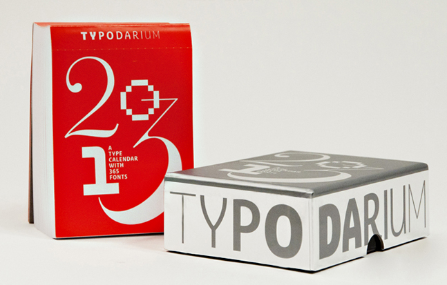 Typodarium 2013 Calendar