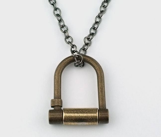 Bike Lock Necklace