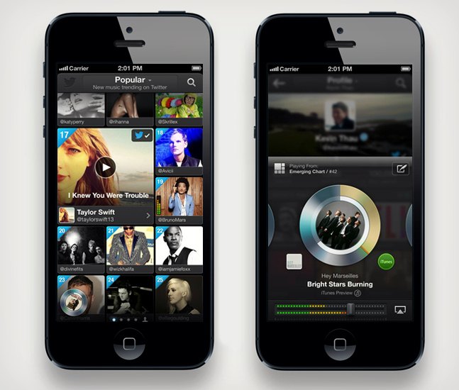 Twitter-Music-App