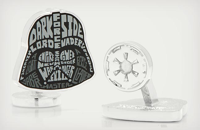 Star Wars Typography Cufflinks