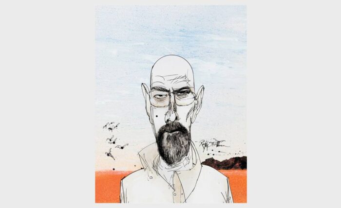 Ralph Steadman’s Breaking Bad Illustrations