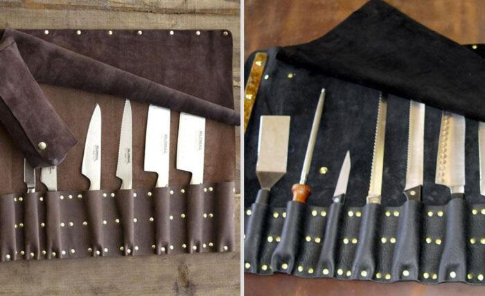 Own The Leather Knife Roll Professional Chefs Use