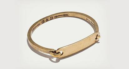 Giles & Brother: I.D. Tag with Hinge Cuff