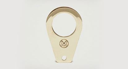 Monocle: Brass Key Ring