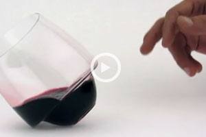 Spillproof Wine Glasses From Super Duper Studio