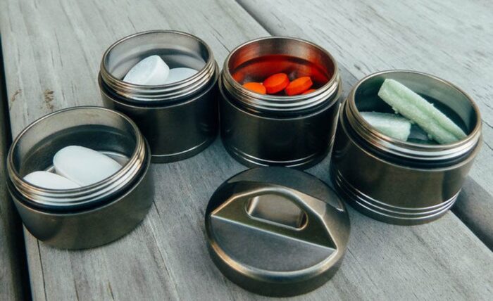The Titanium Pill / Cache System Perfect For Your EDC
