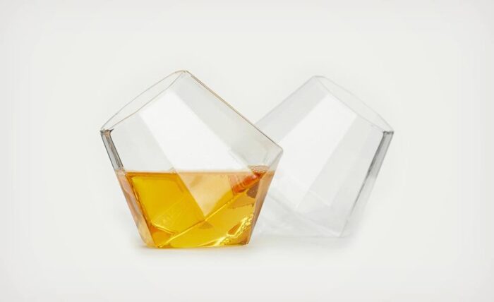 Diamond Whiskey Glasses