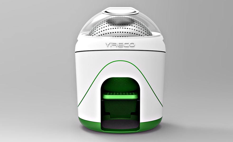 The Washing Machine Powered By A Foot Pedal