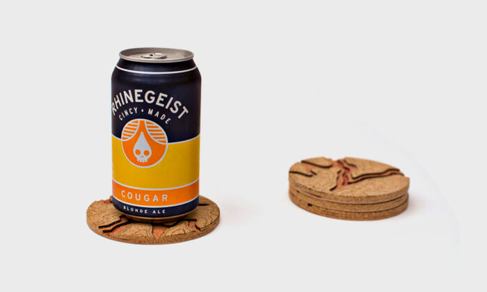 Topography Coasters Modeled After Real Places