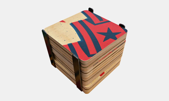Coasters Made From Old Pinball Machines