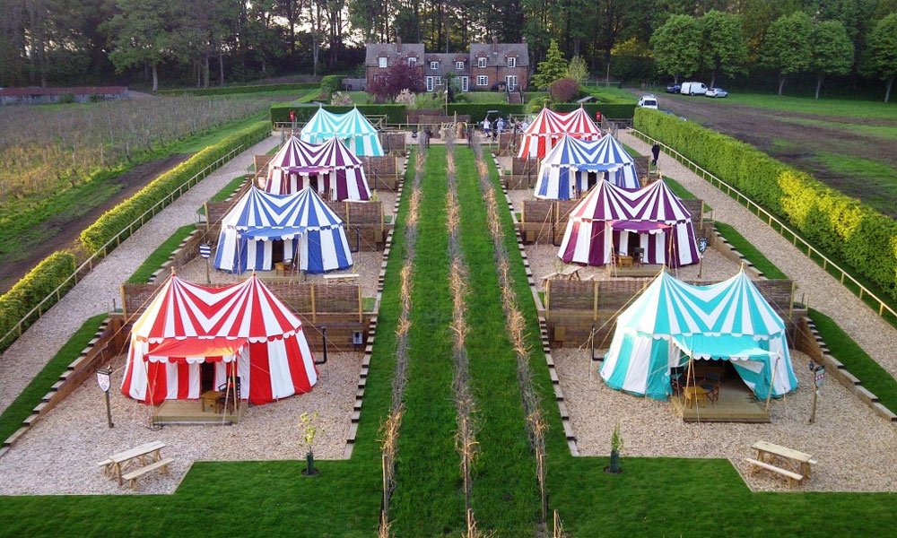 Stay in a Medievel Tent at Leeds Castle