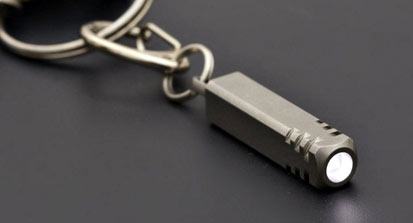 Pixel Keychain Flashlight