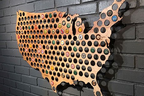 1. Beer Cap Maps