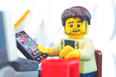 7. Customized LEGO Minifig Portraits