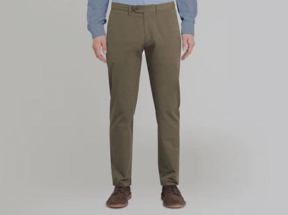 Hudson Tab Front Pant In Peat