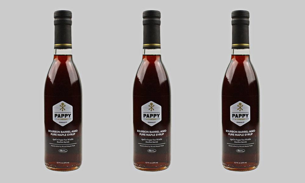 Maple Syrup and Hot Sauce Aged in Pappy Van Winkle Barrels