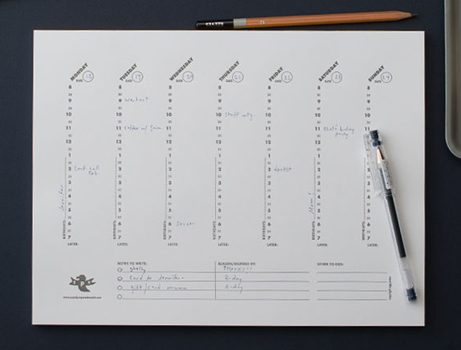 Weekly Desk Pad
