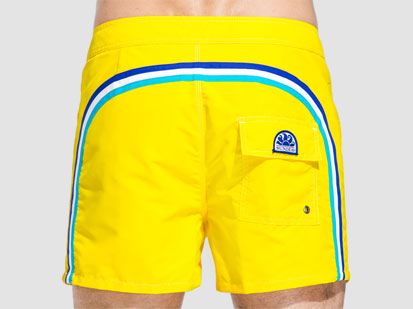 Sundek Fixed Waistband Mid-Length Board Shorts