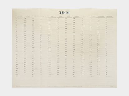  Postalco X KM Wall Calendar