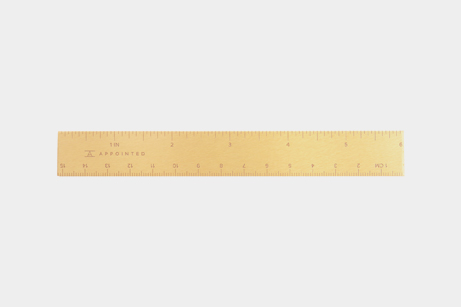 Appointed Brass Ruler
