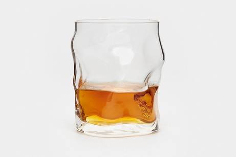Melted Whiskey Glass