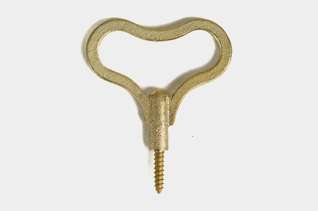Pair of Japanese Brass Hooks