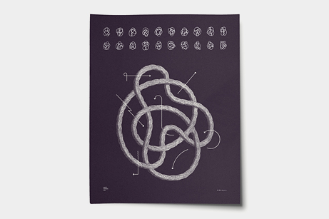 Rope Screen Print Poster