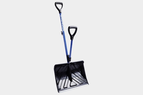 Snow Joe Shovelution Back-Saving Snow Shovel