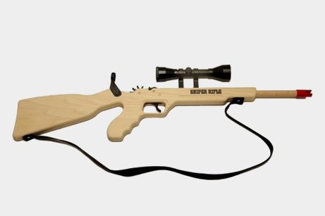 Wooden Snipper Rubber Band Rifle