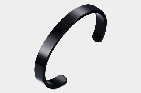 Mealguet Jewelry Stainless Polish Cuff Bracelet