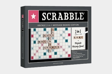 Scrabble Deluxe 2-in-1 Message Board
