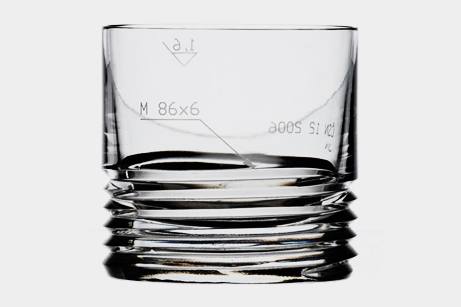 BOMMA m80x6 Collection Crystal Whiskey Tumbler