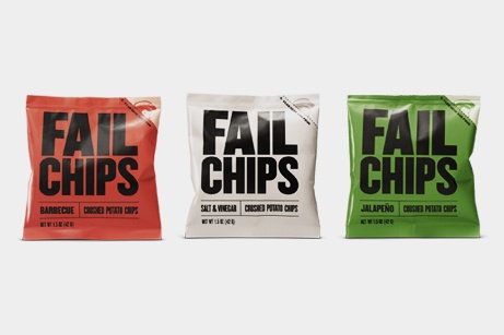 FailChips are the Crushed Remnants of Potato Chips as an Entire Bag