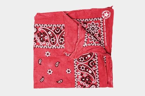Imogene + Willie Vintage Worn Red Bandana