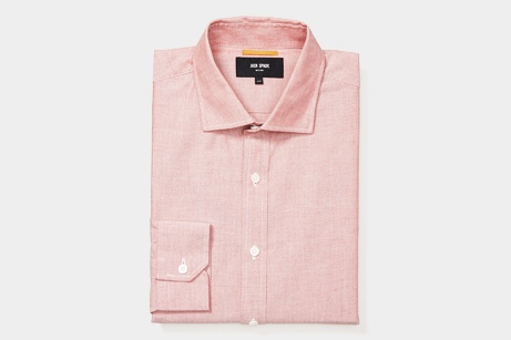 Jack Spade Chambray Spread Collar Shirt