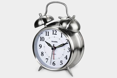 Sharp Twin Bell Alarm Clock