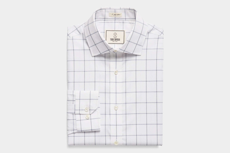 Todd Snyder Spread Collar Dress Shirt