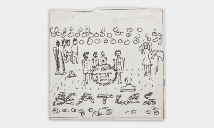 You Could Own John Lennon’s Original ‘Sgt. Pepper’s’ Cover Sketch